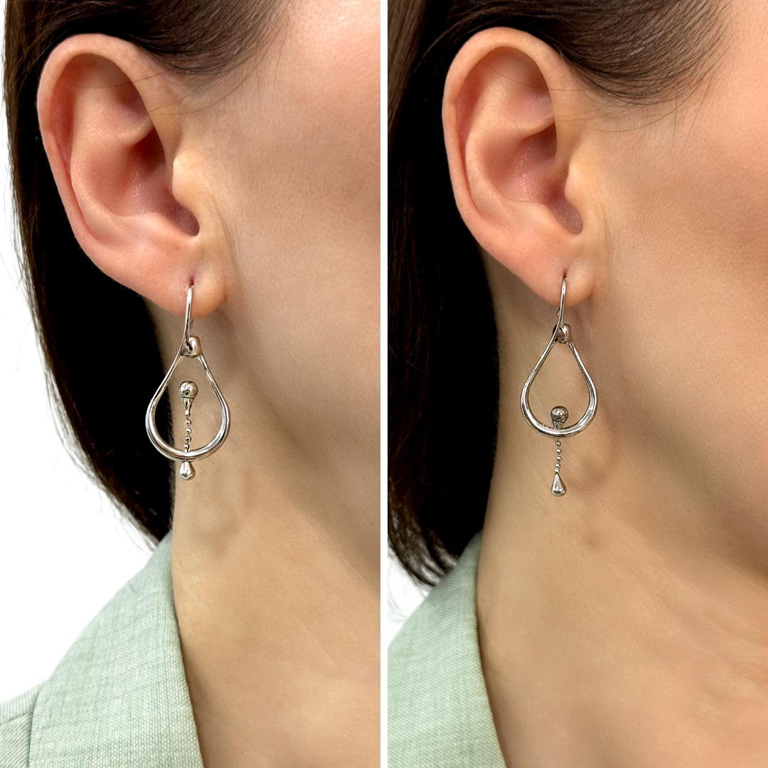 Earrings Float Silver