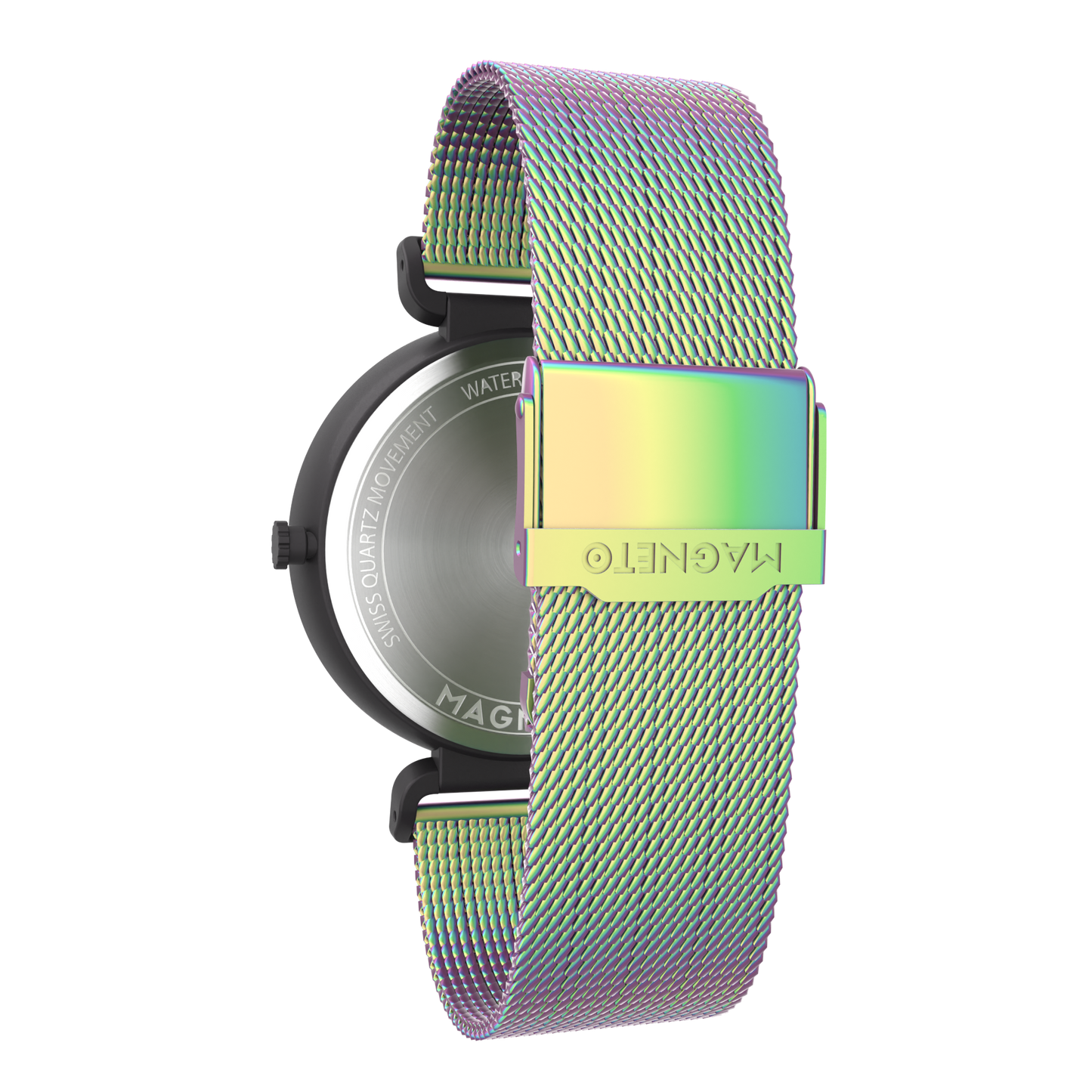 Fusion Black bracelet en maille flip-flop