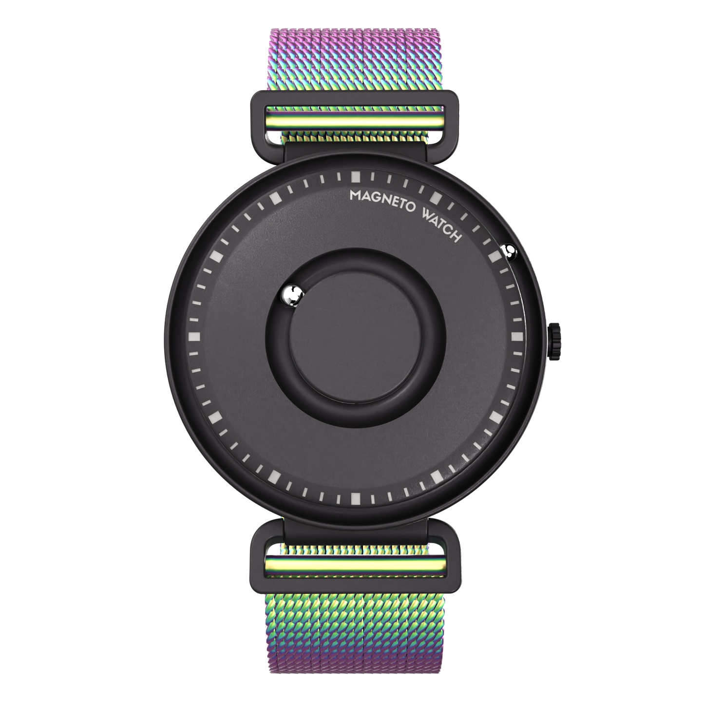 Fusion Black bracelet en maille flip-flop
