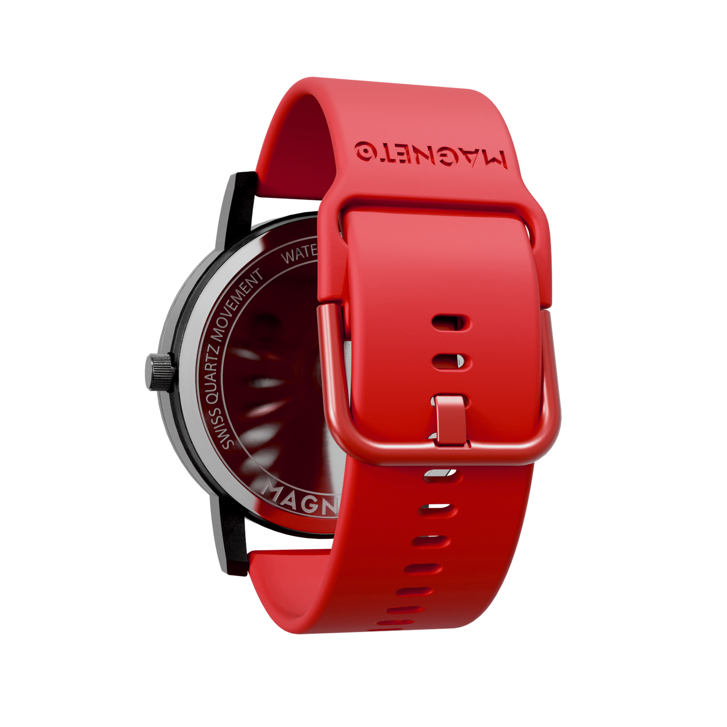 Magneto-Watch-Jupiter-Black-Silikon-Rot-Back