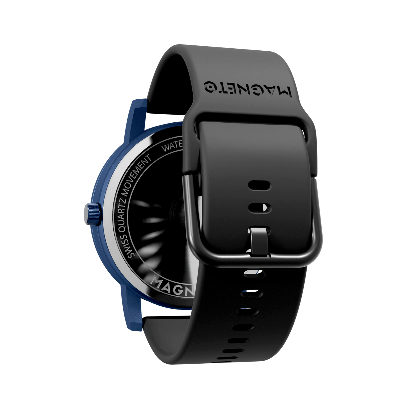 Magneto-Watch-Jupiter-Blue-Silikon-Schwarz-Back