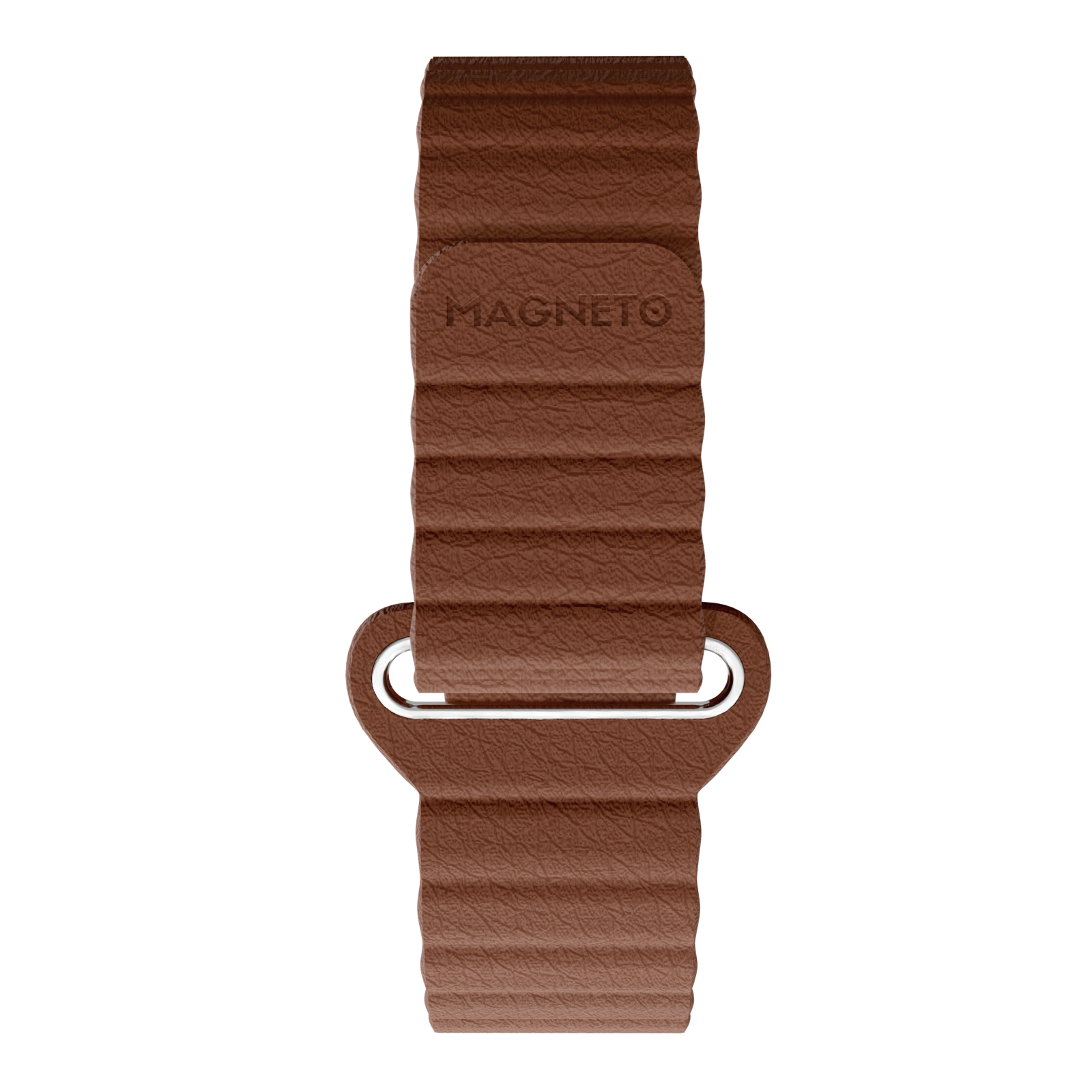 Magneto-Watch-Kunstleder-Magnetisch-Braun-Front