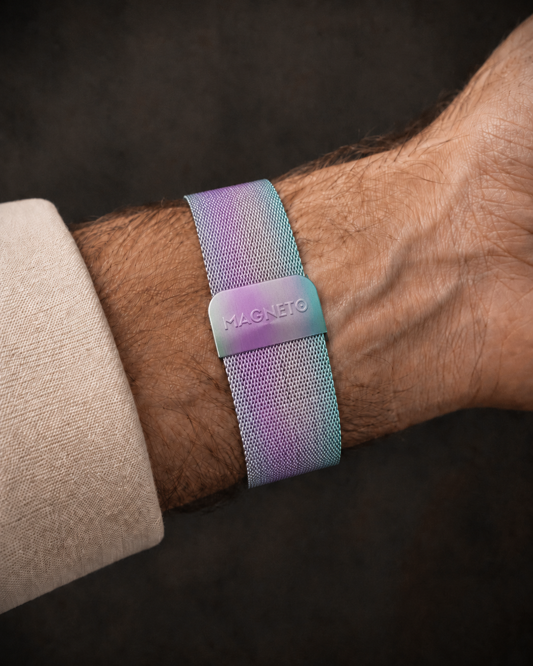 Magneto-Watch-Maschenarmband-Flip-Flop-Lifestyle