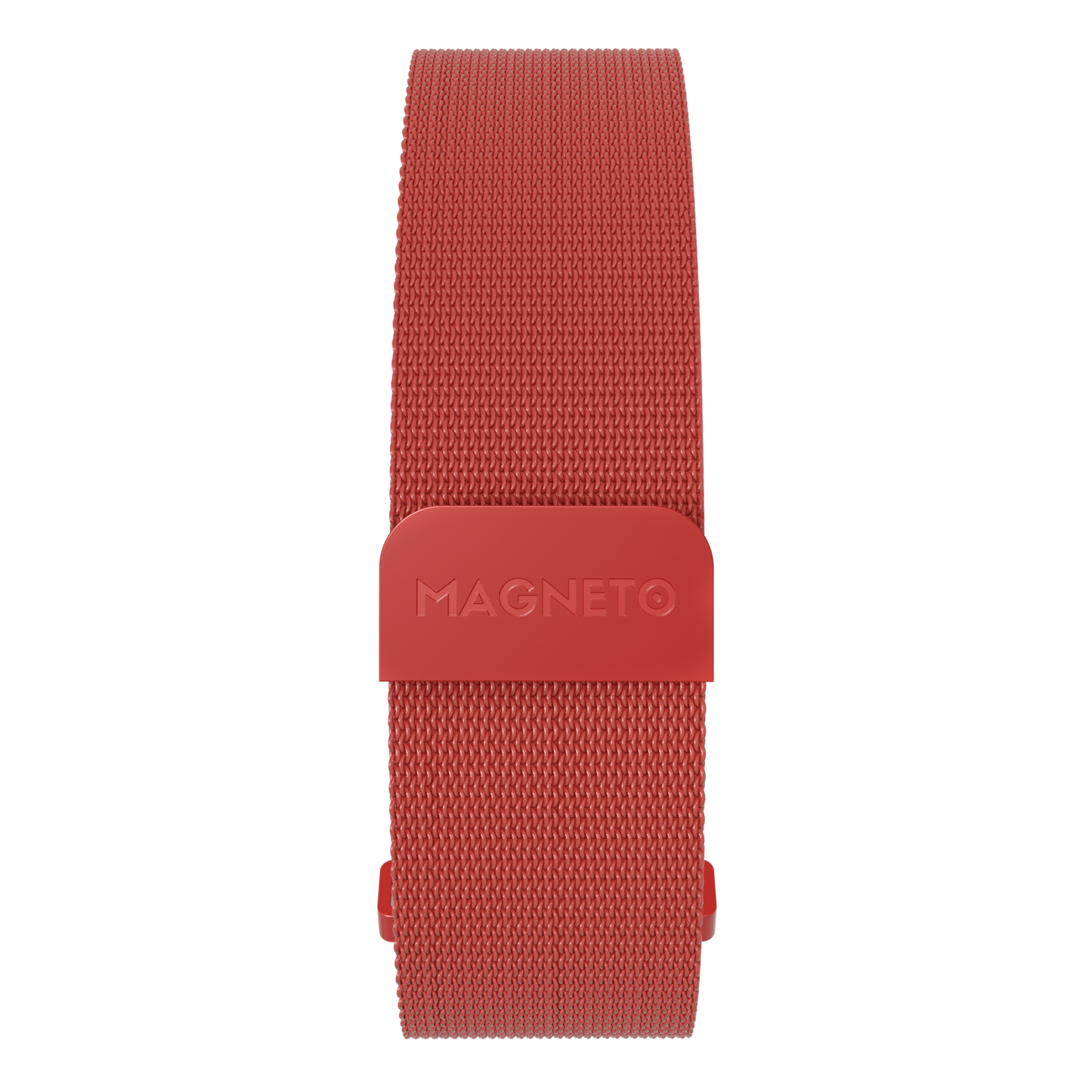 Magneto-Watch-Maschenarmband-Rot-Front