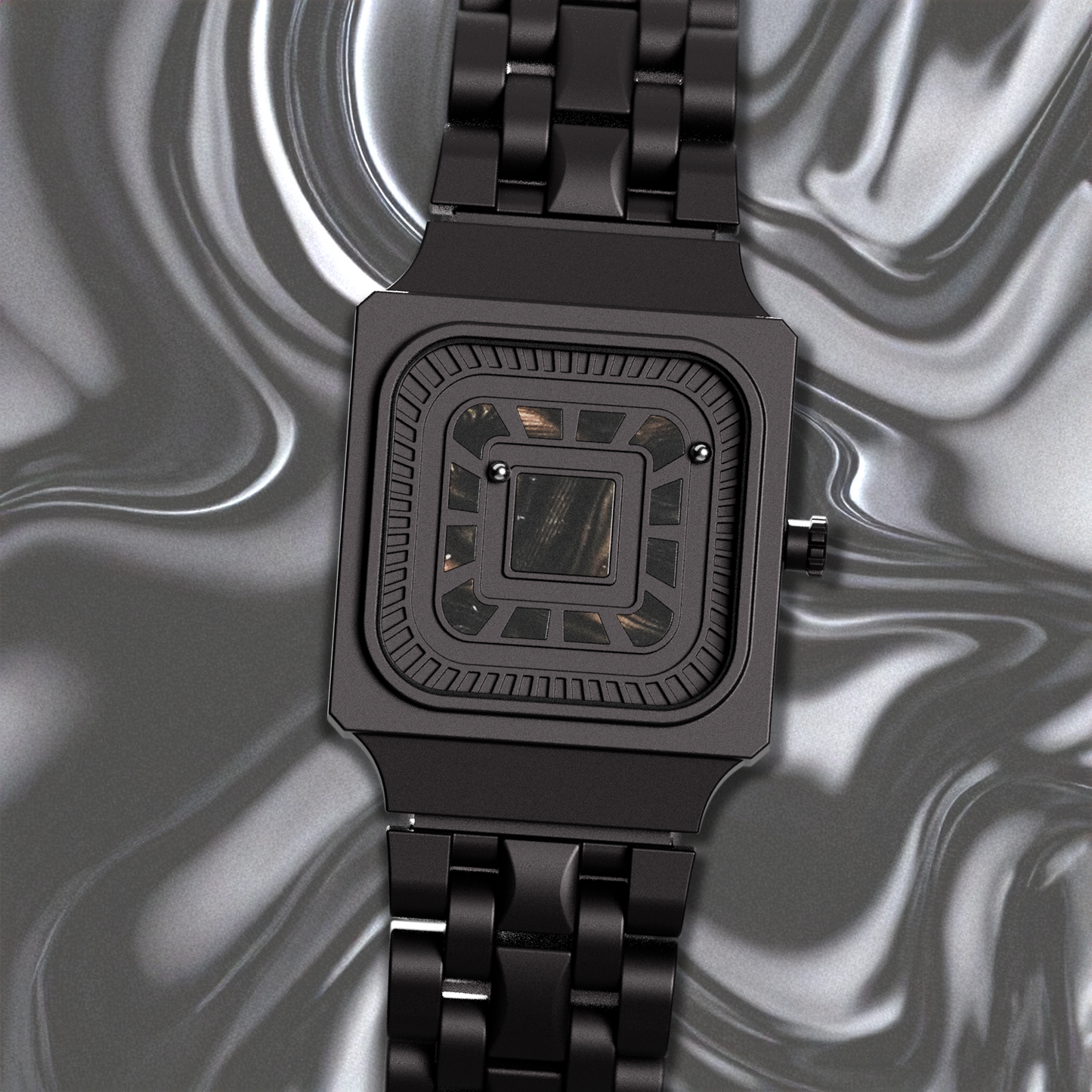 Square Resin Black