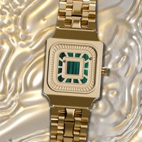 Square Resin Gold