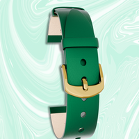 Satin Leather Green