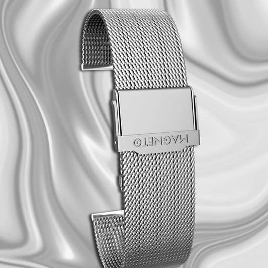 Mesh Safety Clasp Silver