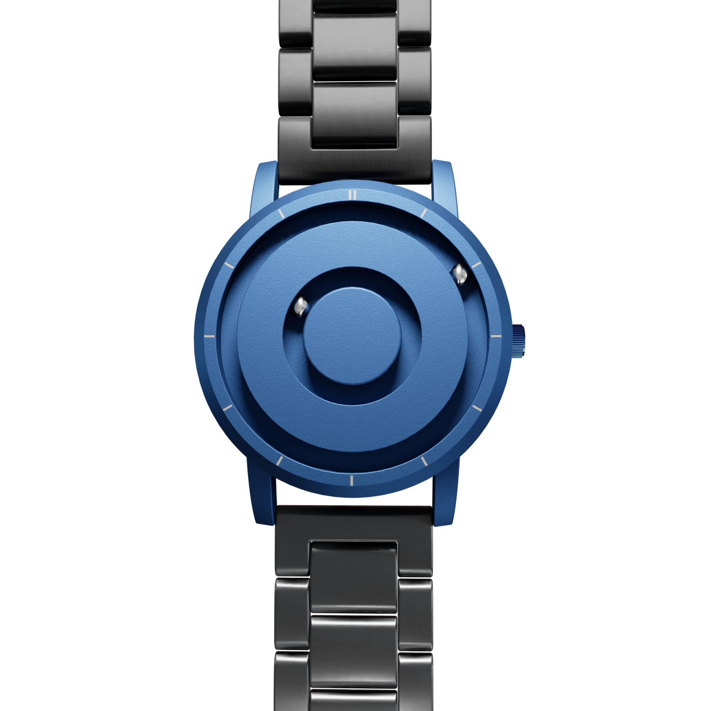 Magneto-Watch-Jupiter-Blue-Edelstahl-Schwarz-Front