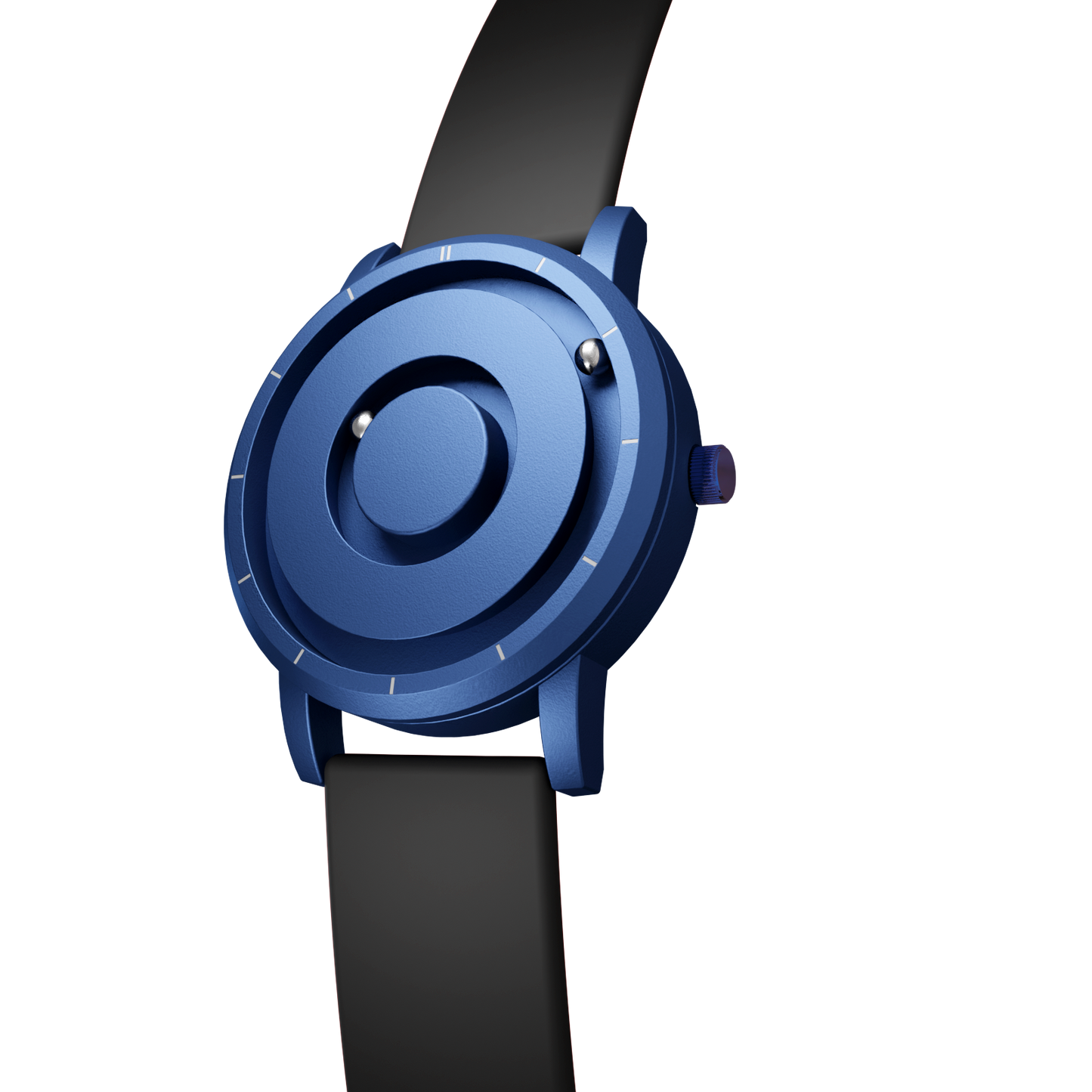 Magneto-Watch-Jupiter-Blue-Silikon-Schwarz-Side