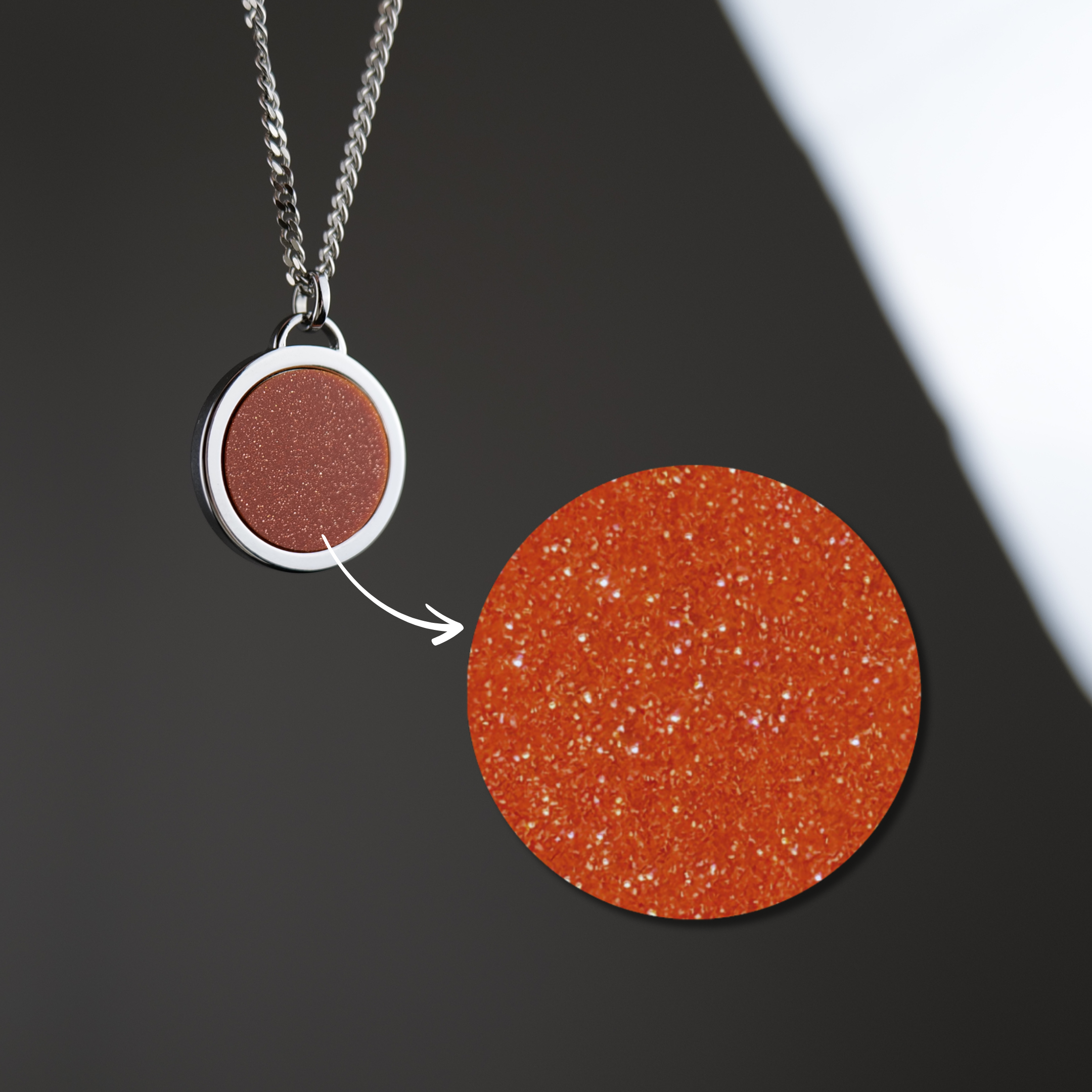 Orange Operators Disc Disc Aventurine Orange