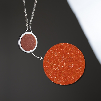 Disc Aventurine Orange