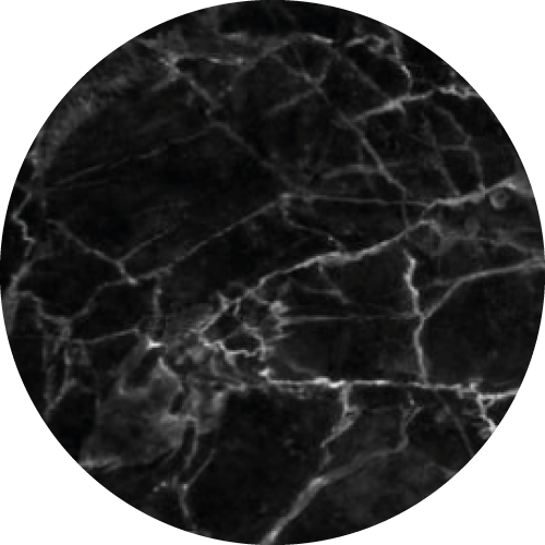 Disc Marble Black