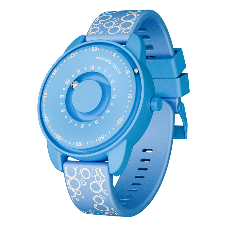Blue Magneto Watch