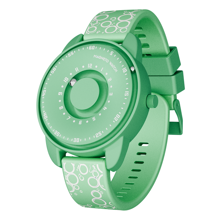 Green Magneto Watch