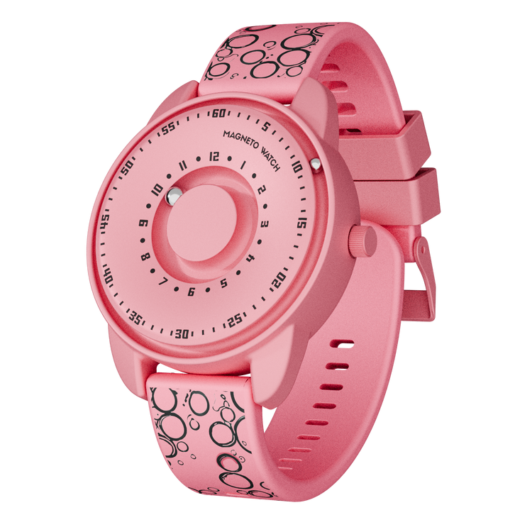 Pink Magneto Watch