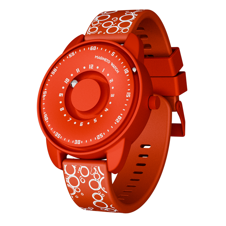 Red Magneto Watch