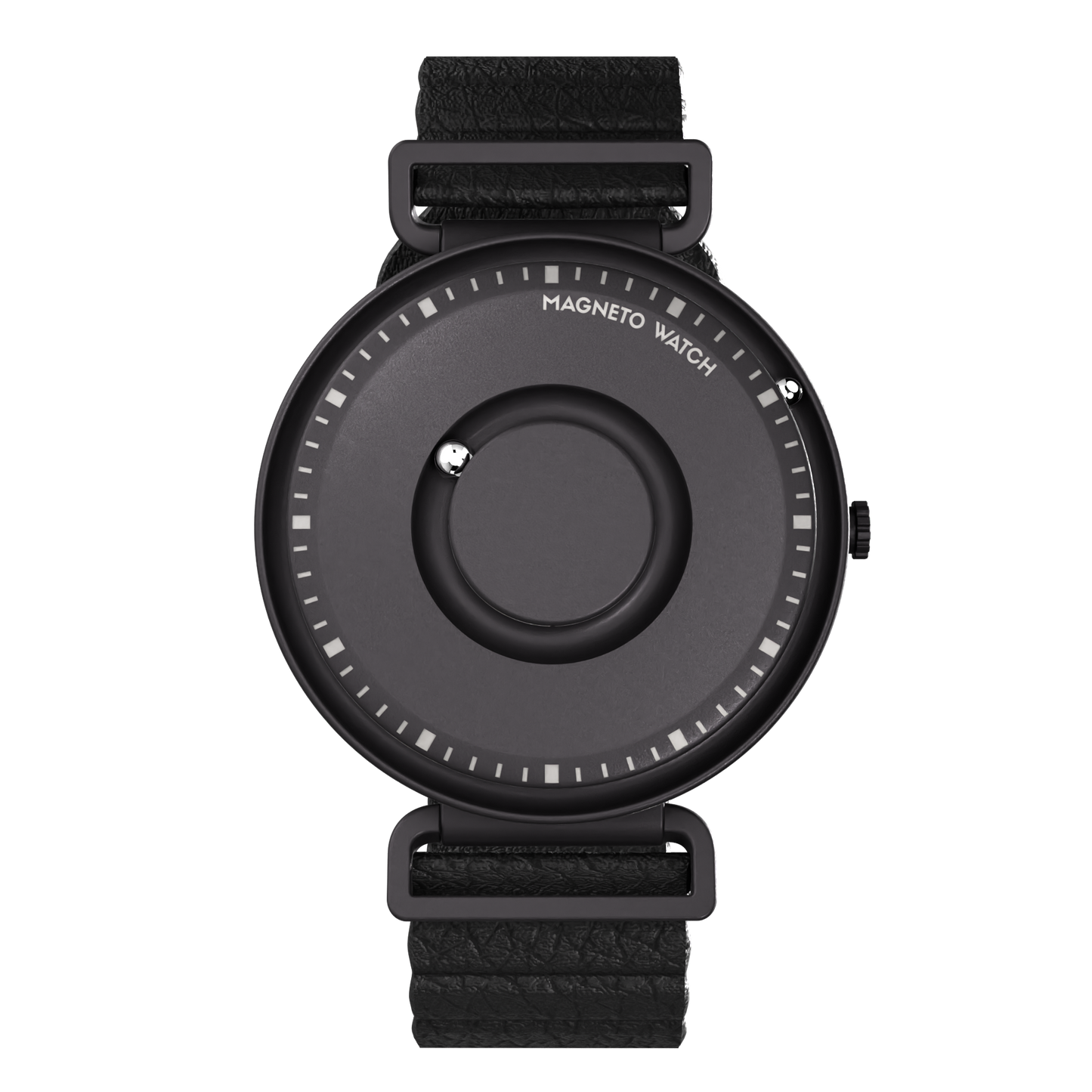 Fusion Black synthetic leather magnetic black