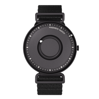 Fusion Black synthetic leather magnetic black