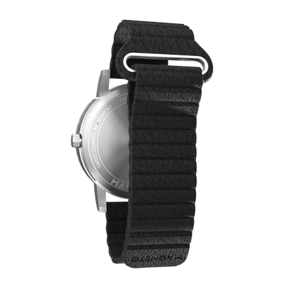 Komet Silver synthetic leather magnetic black