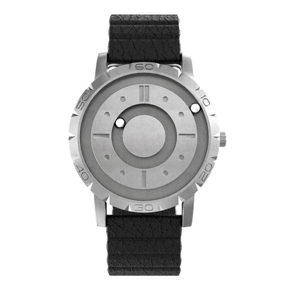 Komet Silver synthetic leather magnetic black