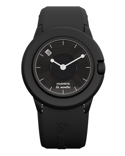 Magneto-Watch-La-Montre-Schwarz-Front