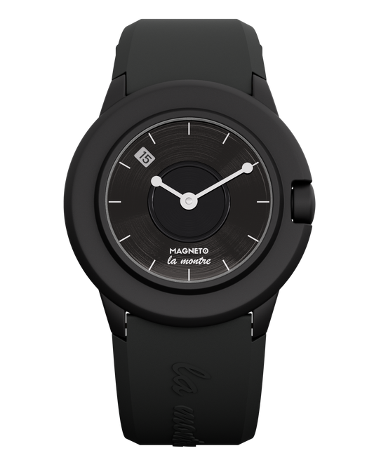 Magneto-Watch-La-Montre-Schwarz-Front