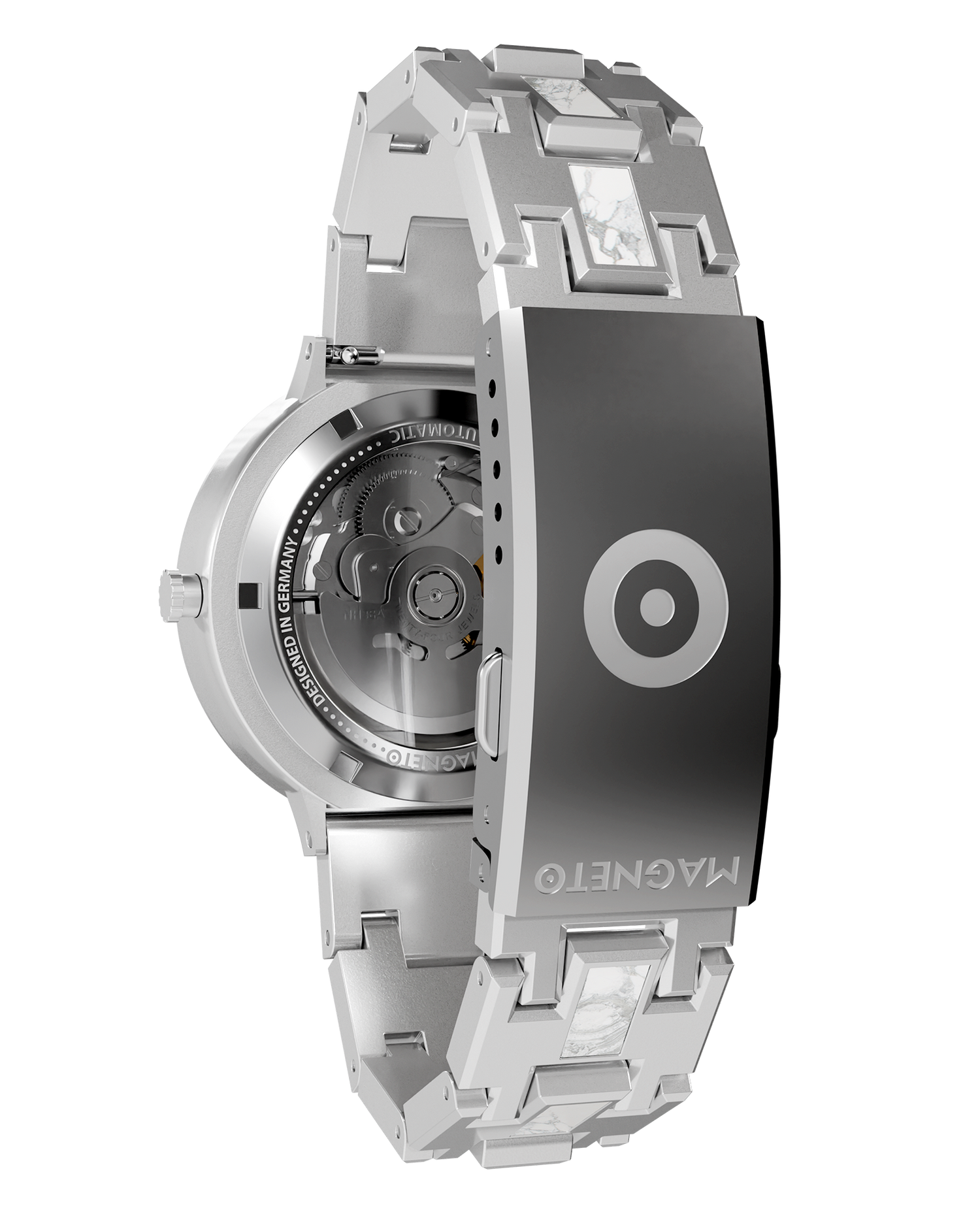 Magneto-Watch-Marble-White-Back