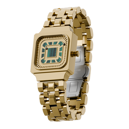 Square Resin Gold