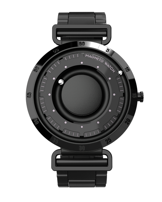Magneto-Watch-Nexus-Black-Steel-Black-Front