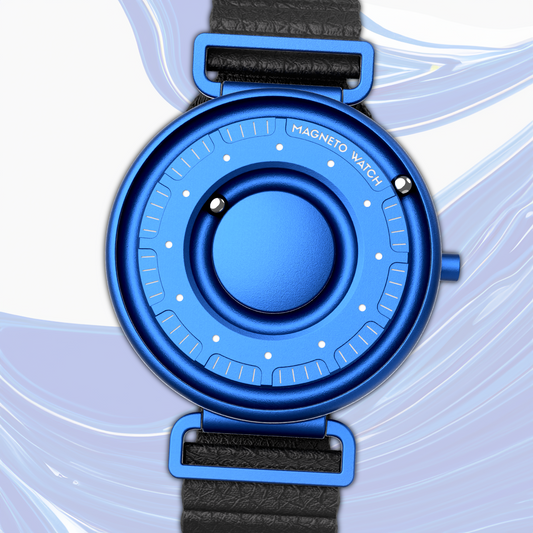 Primus Blue synthetic leather magnetic blue