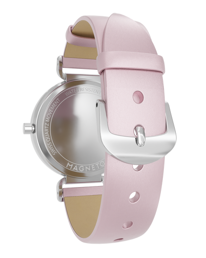 Magneto-Watch-Strap-Leather-Satin-Rose-16mm-Side