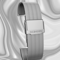 Mesh Safety Clasp Silver