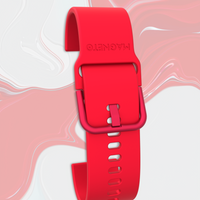 Bracelet silicone rouge