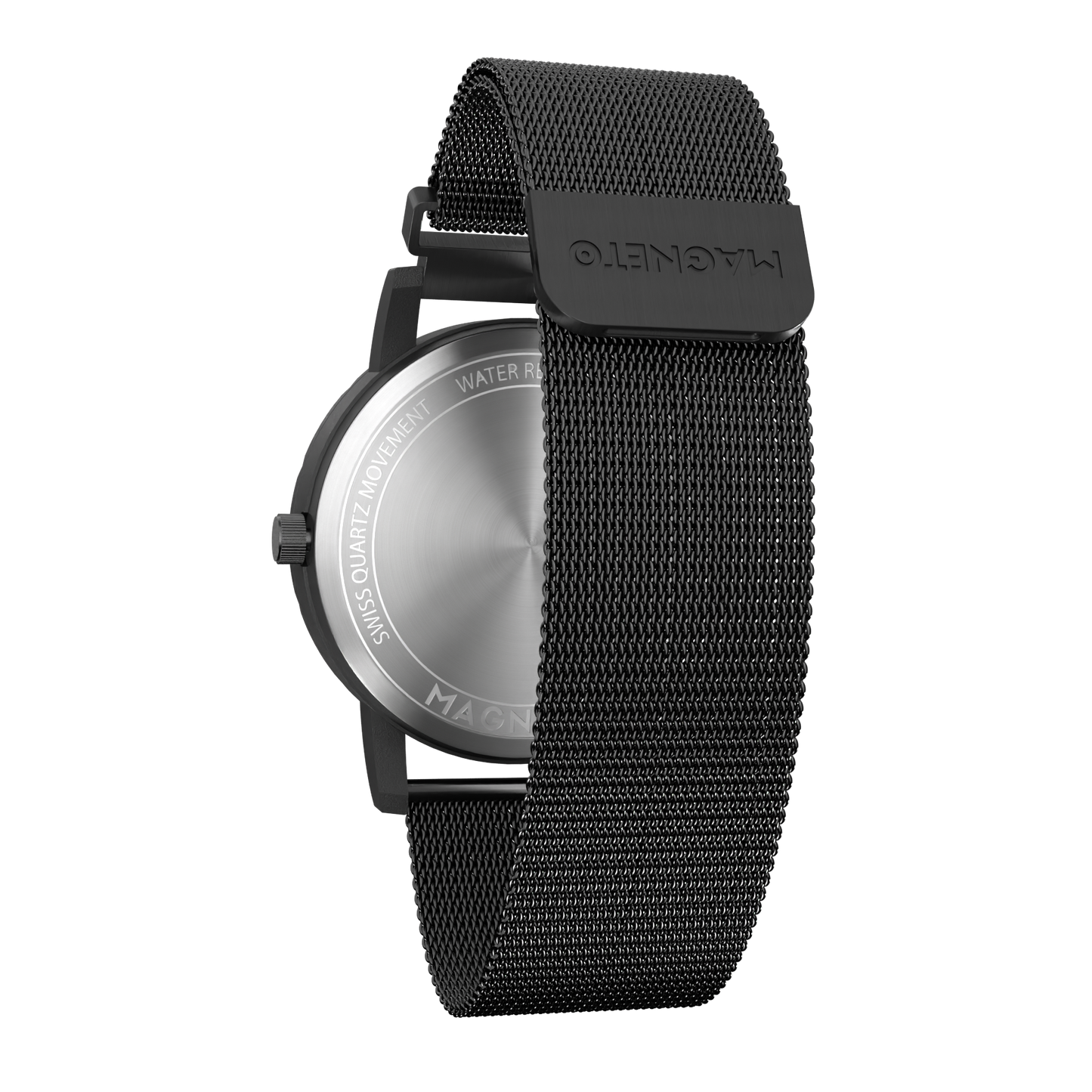 Wave Black mesh magnetic black (with glass)