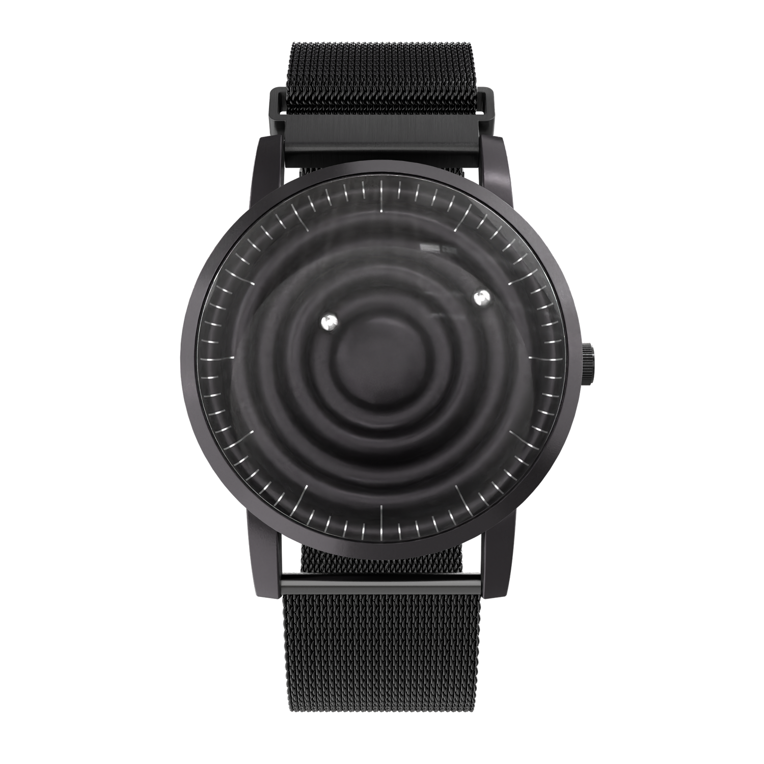 Wave Black mesh magnetic black (with glass)