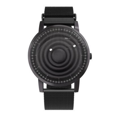 Wave Black mesh magnetic black (with glass)