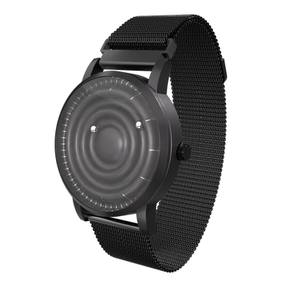 Wave Black mesh magnetic black (with glass)