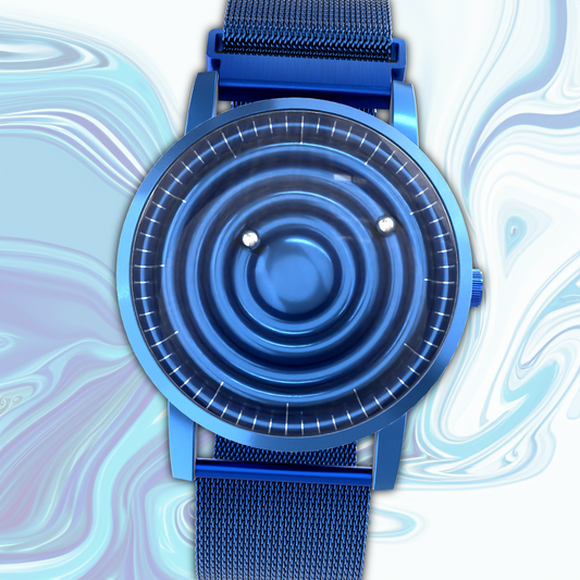 Wave Blue mesh magnetic blue (with glass)
