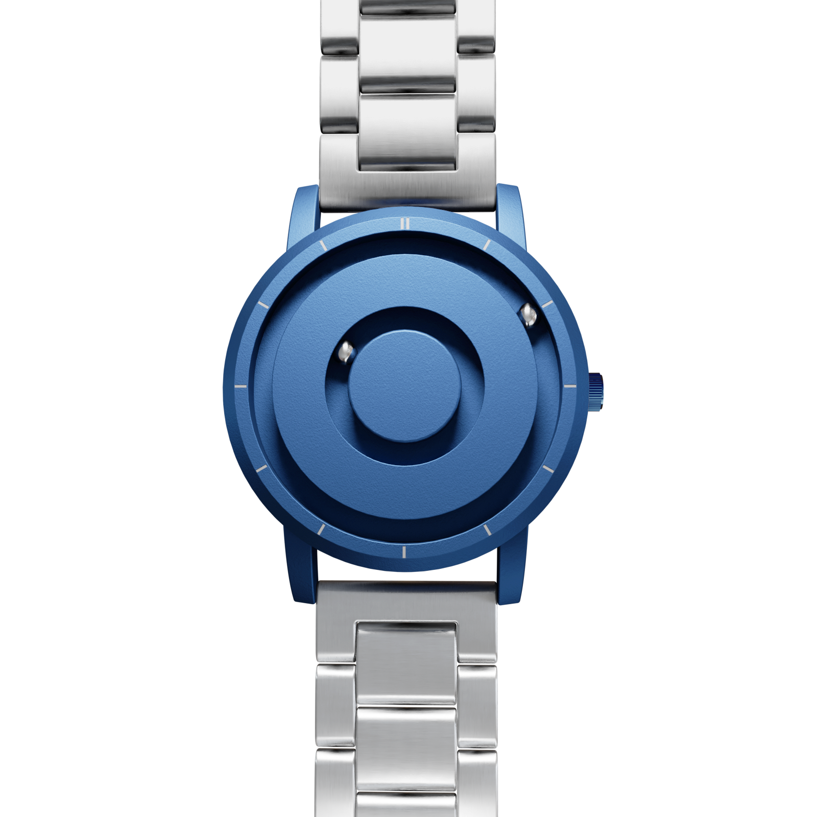 Magneto-Watch-Jupiter-Blue-Edelstahl-Silber-Front