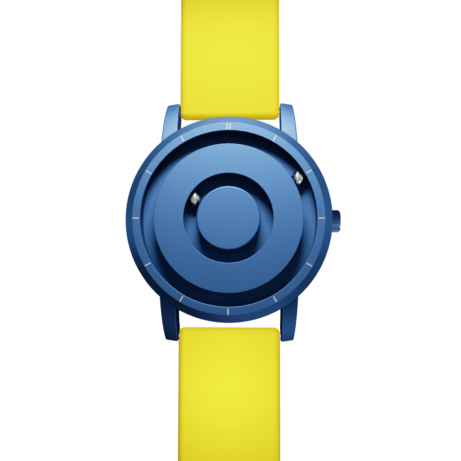 Magneto-Watch-Jupiter-Blue-Silikon-Gelb-Front