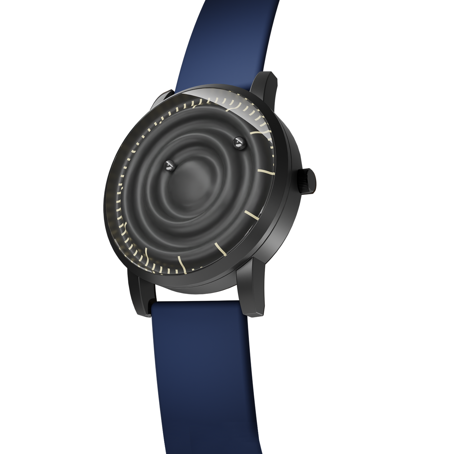 Magneto-Watch-Wave-Black-Silikon-Blau-Side