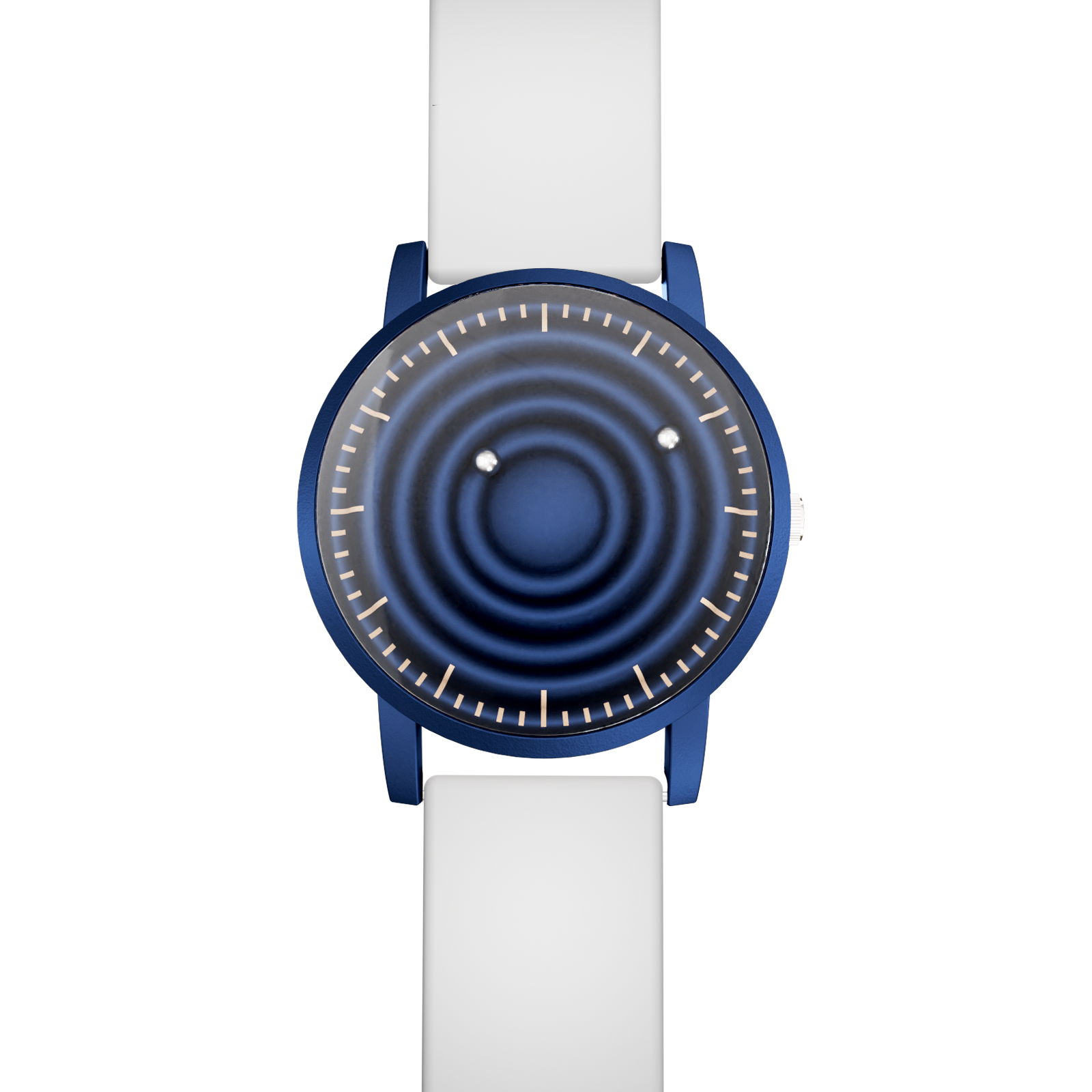 Magneto-Watch-Wave-Blue-Silikon-Weiss-Front